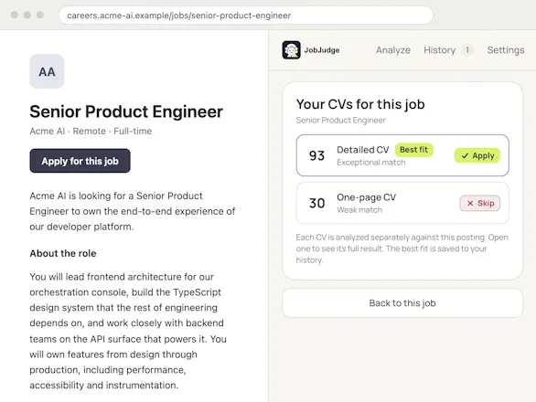 JobJudge gallery image