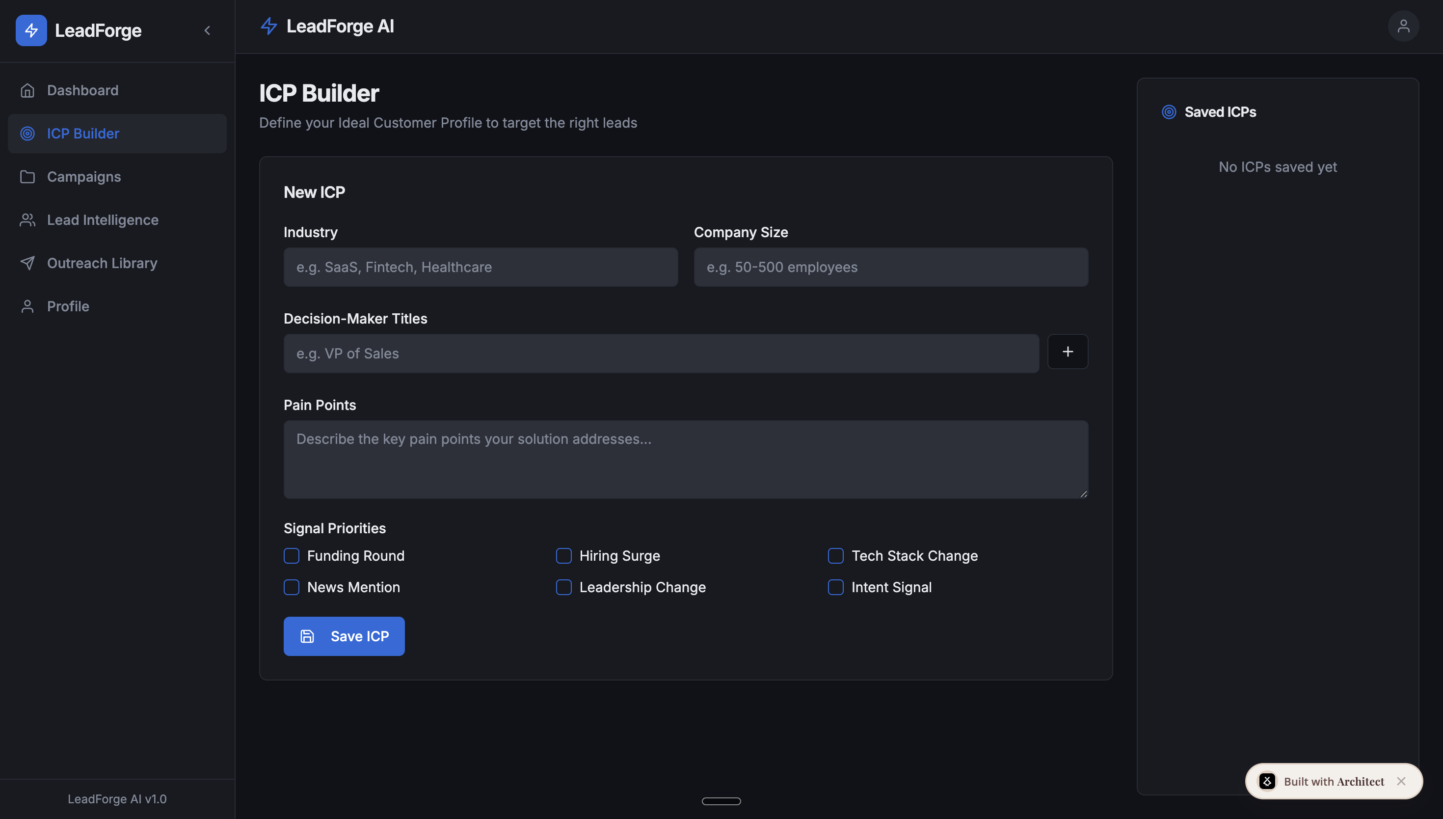 LeadForge AI by Lyzr gallery image