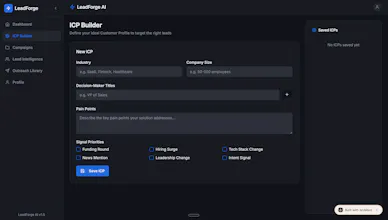 LeadForge AI by Lyzr gallery image