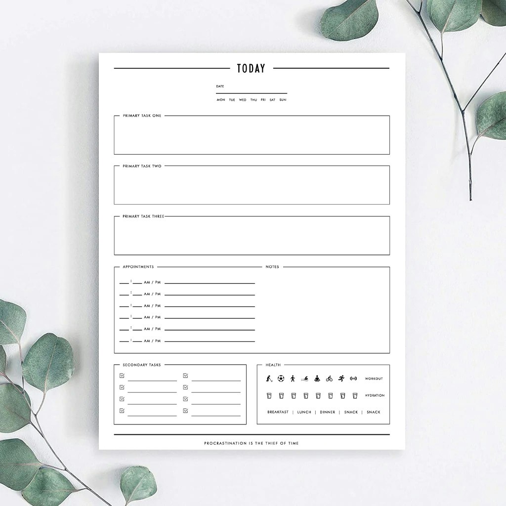 Minimalist Daily Planner gallery image