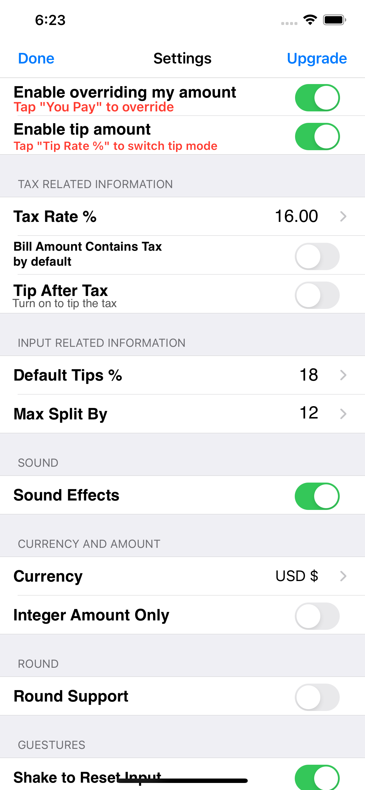 Tip Calculator and Bill Report gallery image