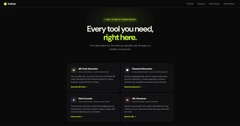 ToolHub screenshot 1