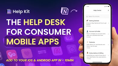 Mobile App Help Center SDK by HelpKit gallery image
