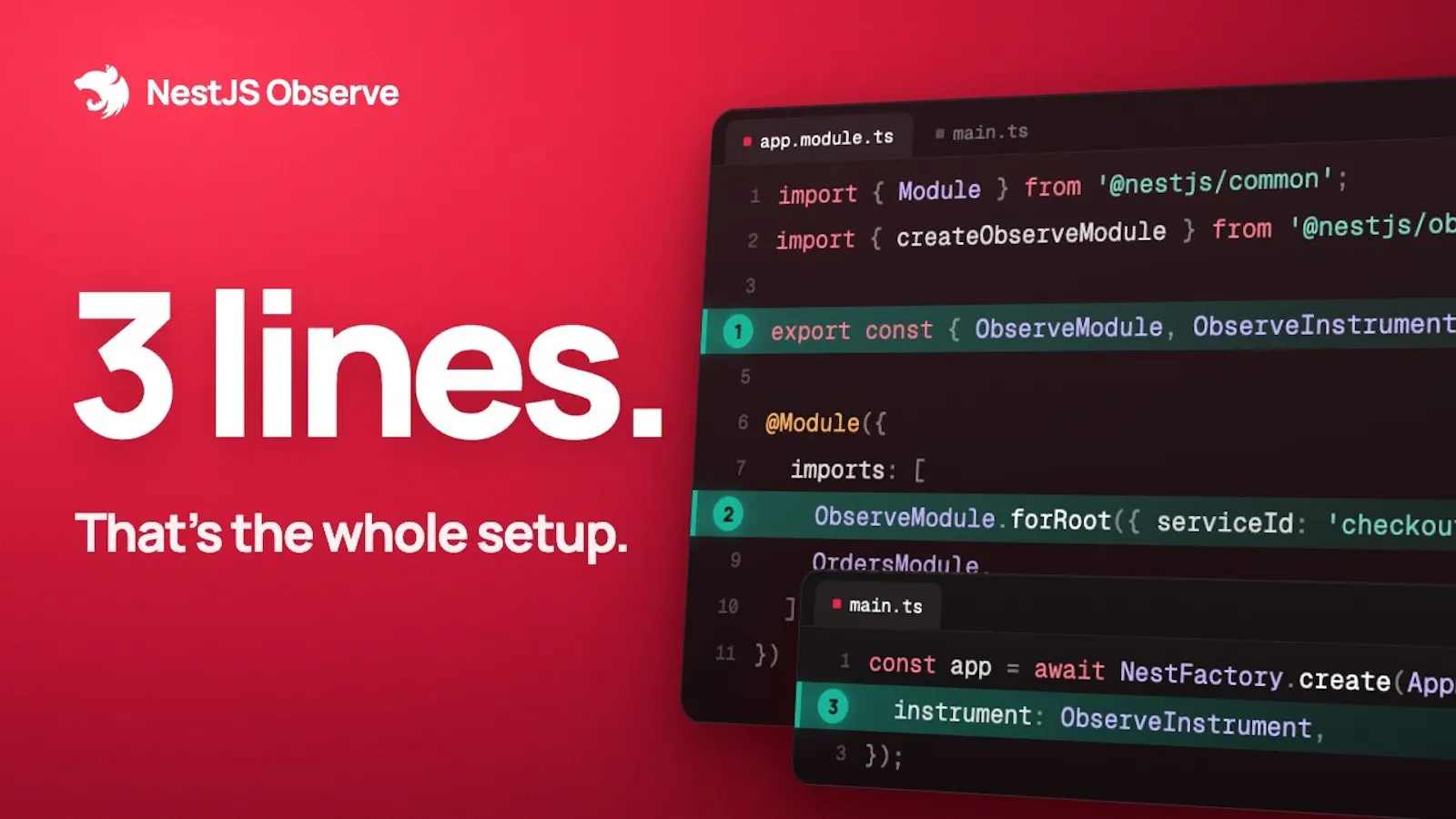 NestJS Observe screenshot 1 (video preview)