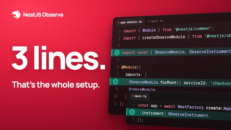 NestJS Observe screenshot 1 (video preview)