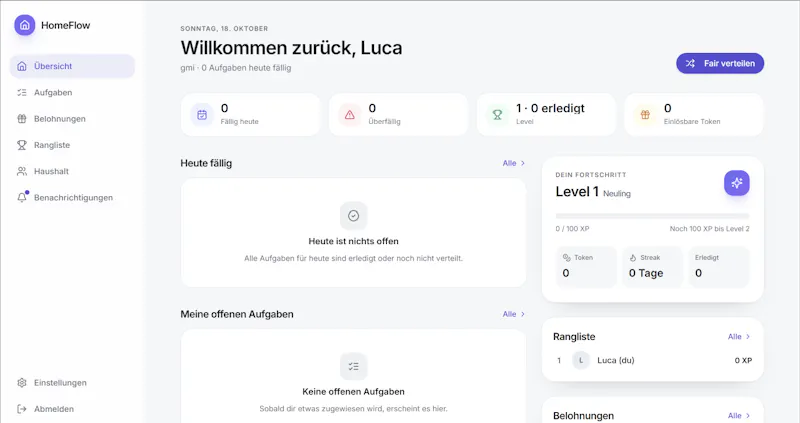 Homeflow screenshot 1