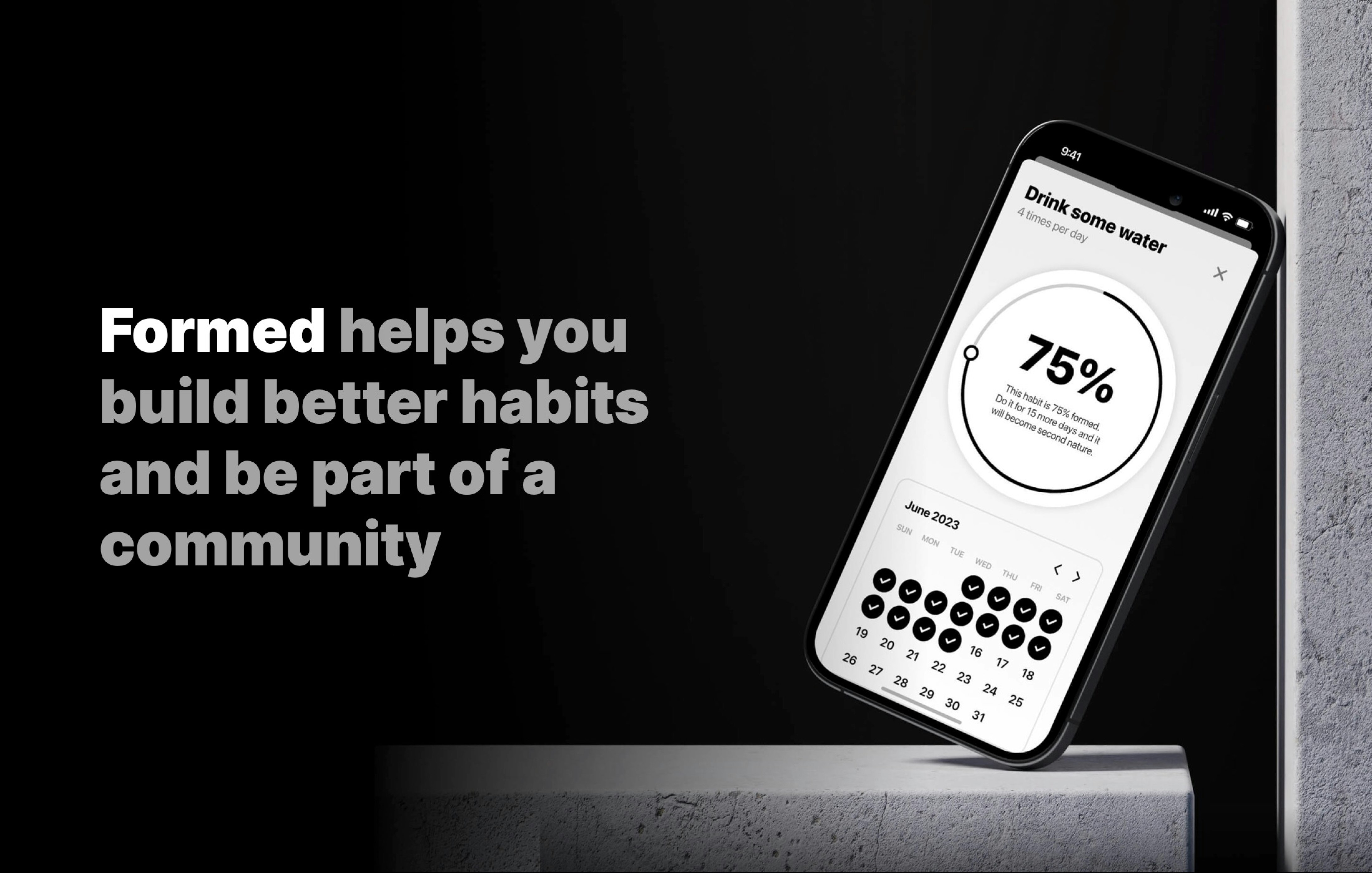 startuptile Formed-Build better habits today