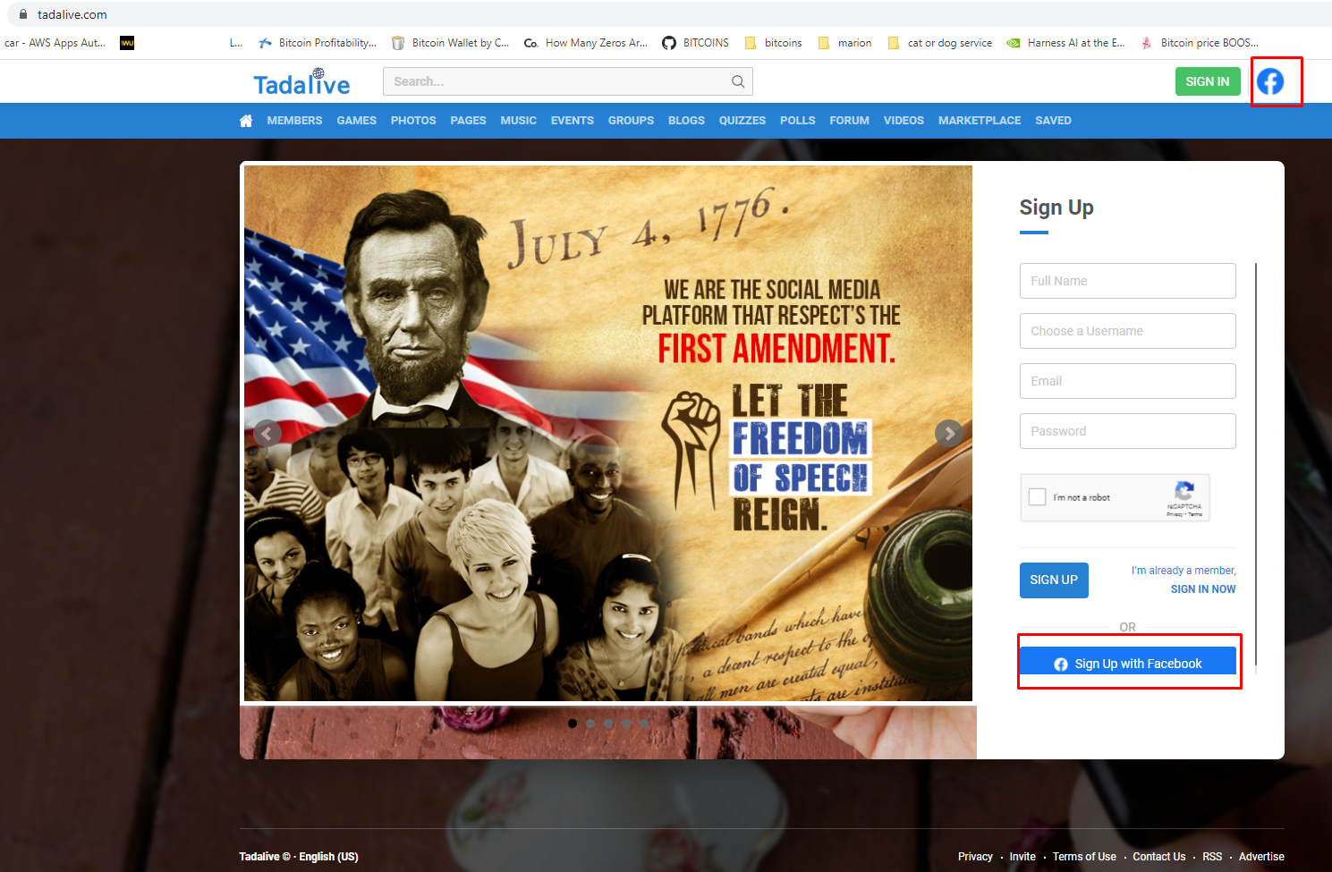 Тадаливная платформа - Платформа социальных сетей без цензуры. медиа 2