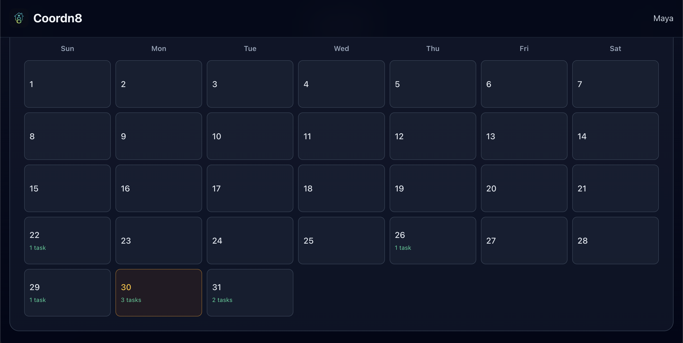 Coordn8 — Home runs smoother here gallery image