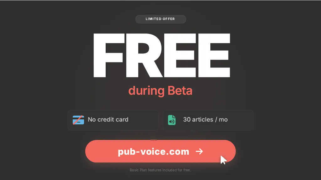 PUBVOICE | Turn Readers into Listeners gallery image