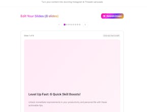 Threadify: Text-to-Post Carousel Maker gallery image