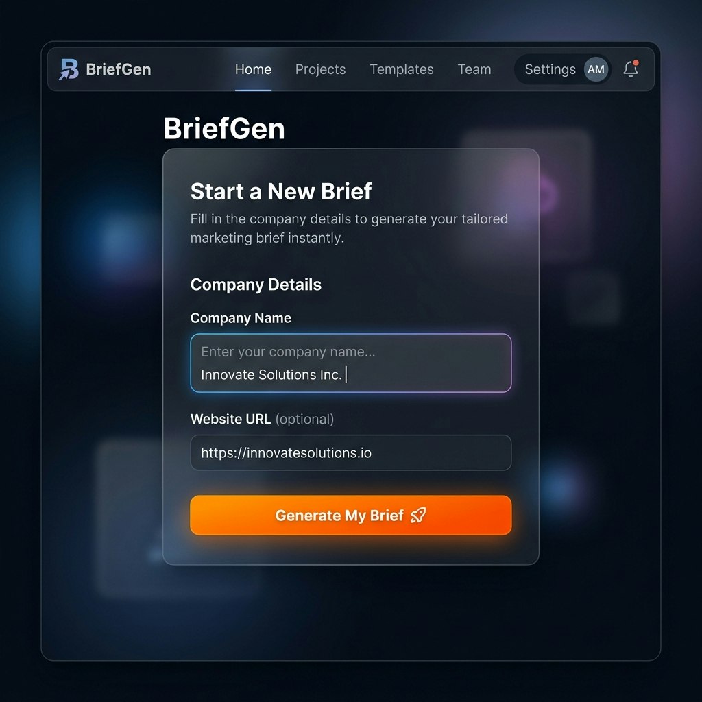 The Instant Creative Brief Generator gallery image