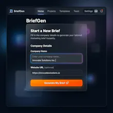 The Instant Creative Brief Generator gallery image