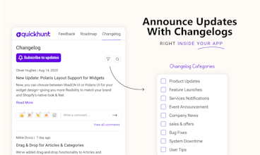 Quickhunt: Customer Feedback Management gallery image