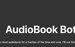 AudioBook Bot media 1