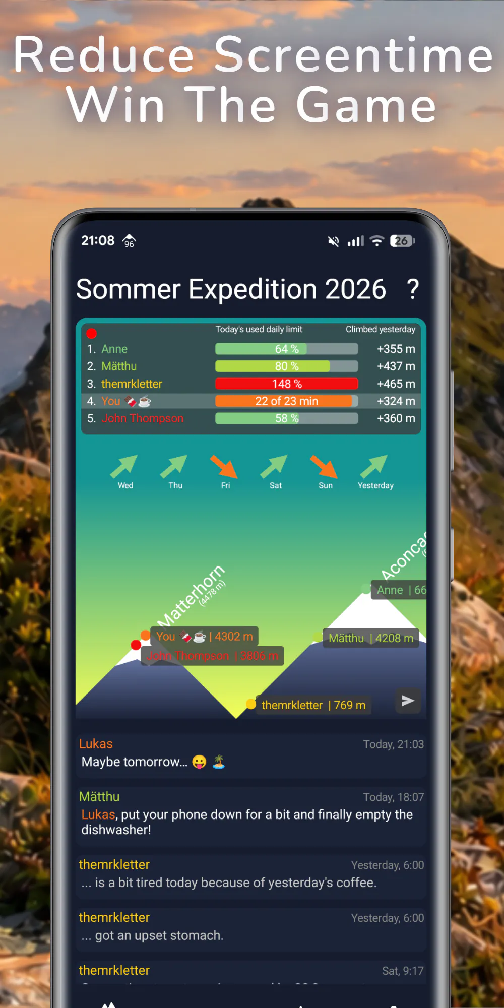 Mt Clever Rest - Digital Detox Game gallery image