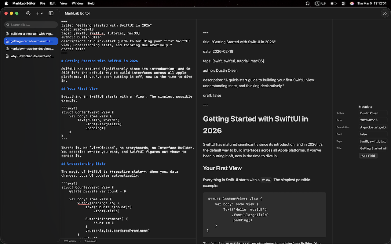 MarkLab Editor gallery image