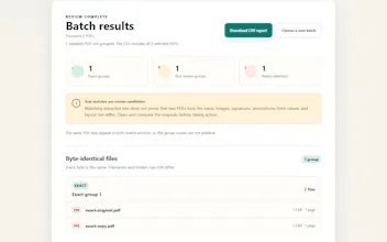 PDF Duplicate Review gallery image