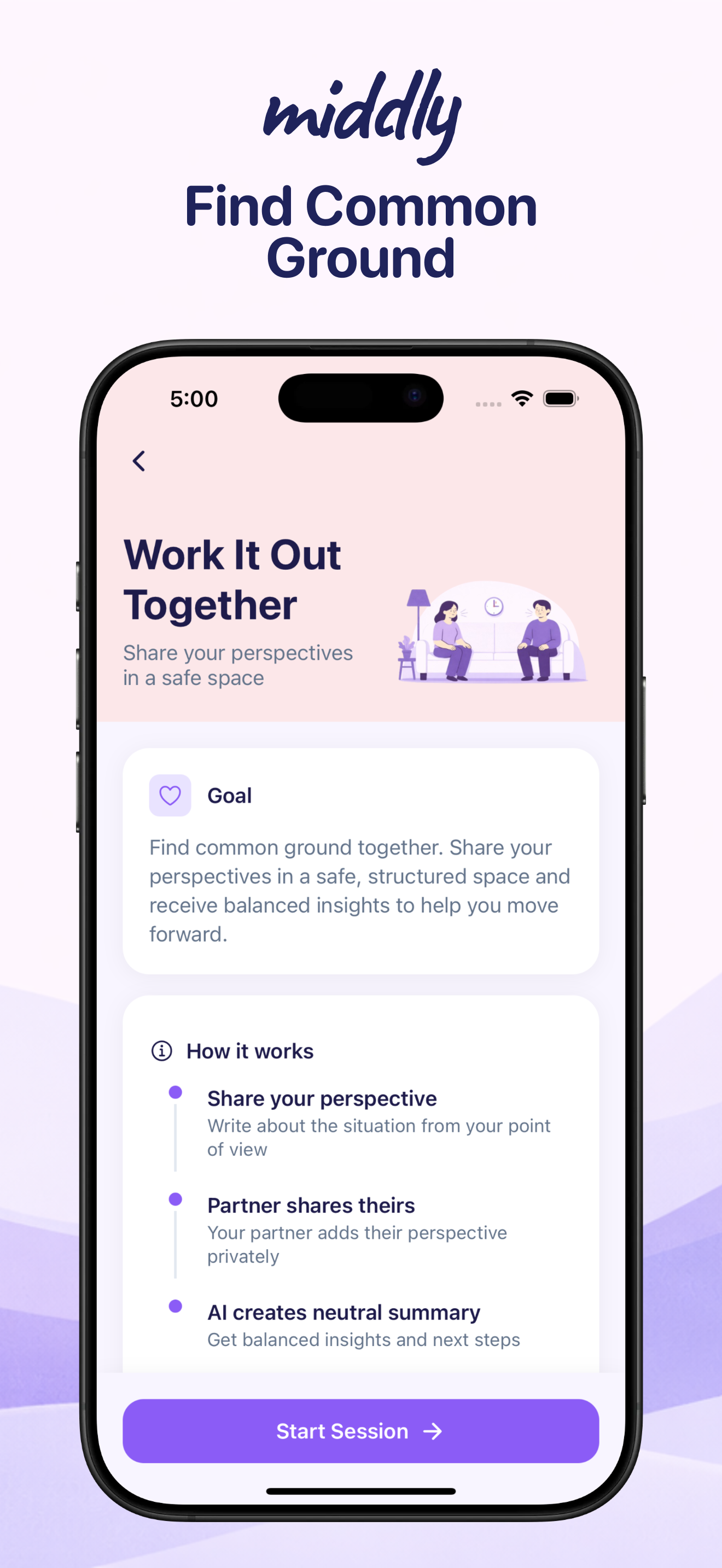 Middly - Main product screenshot demonstrating key features and user interface