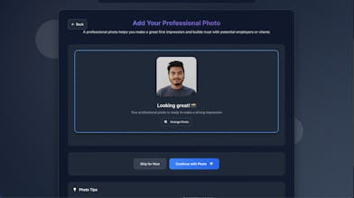 NextGenCV - AI Portfolio Website Builder gallery image