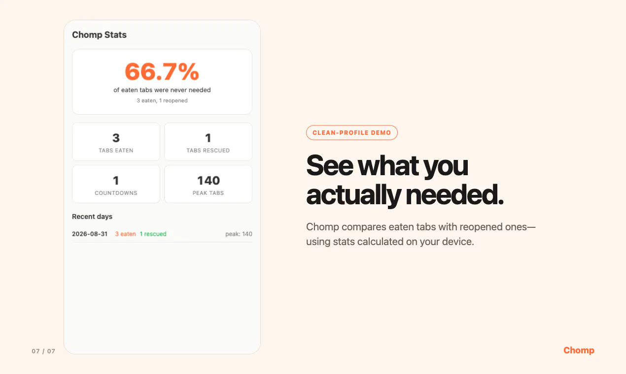 Chomp screenshot