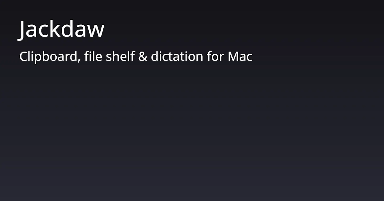 Jackdaw screenshot 2
