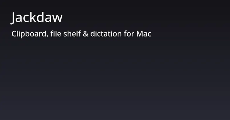 Jackdaw screenshot 2