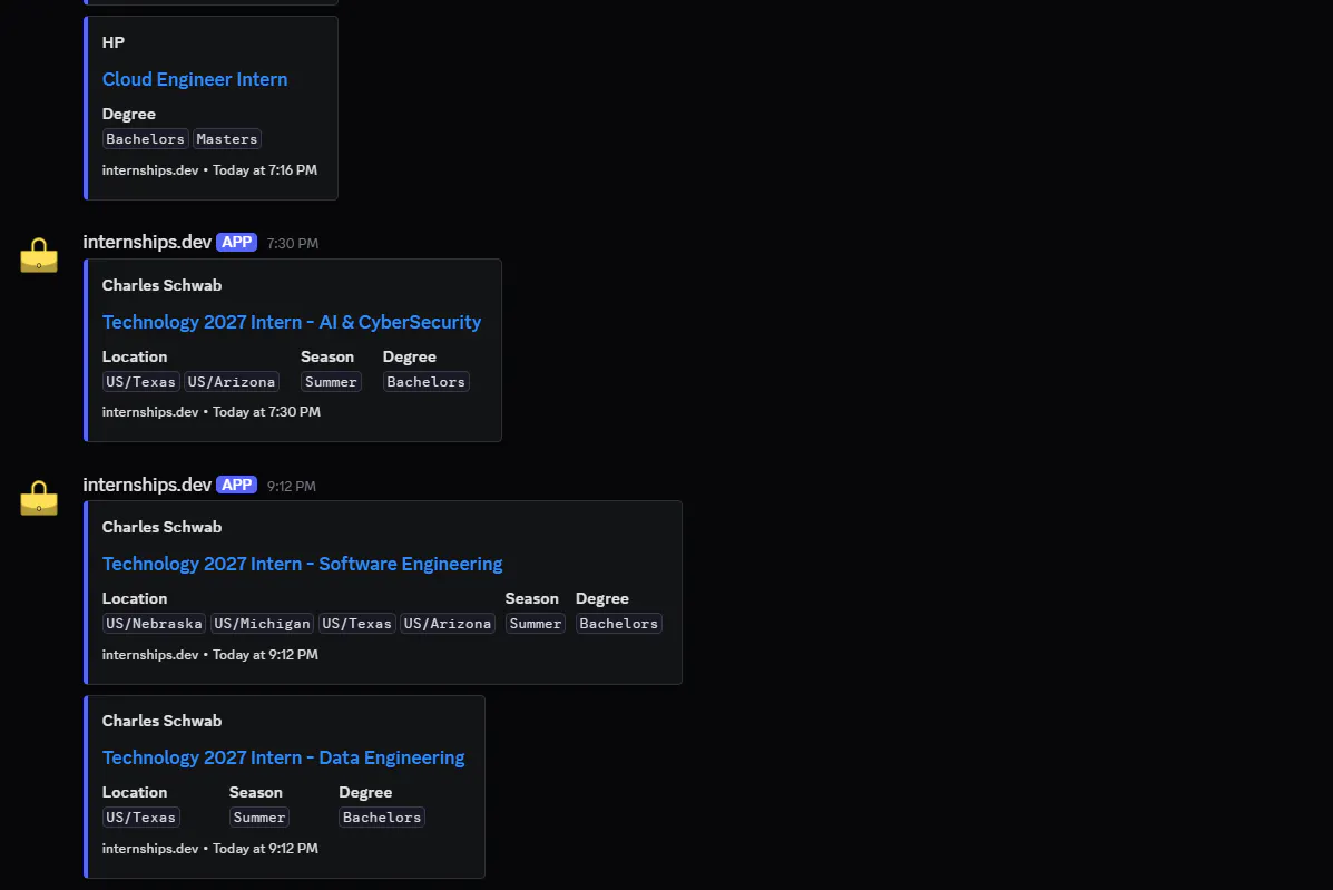 internships.dev gallery image