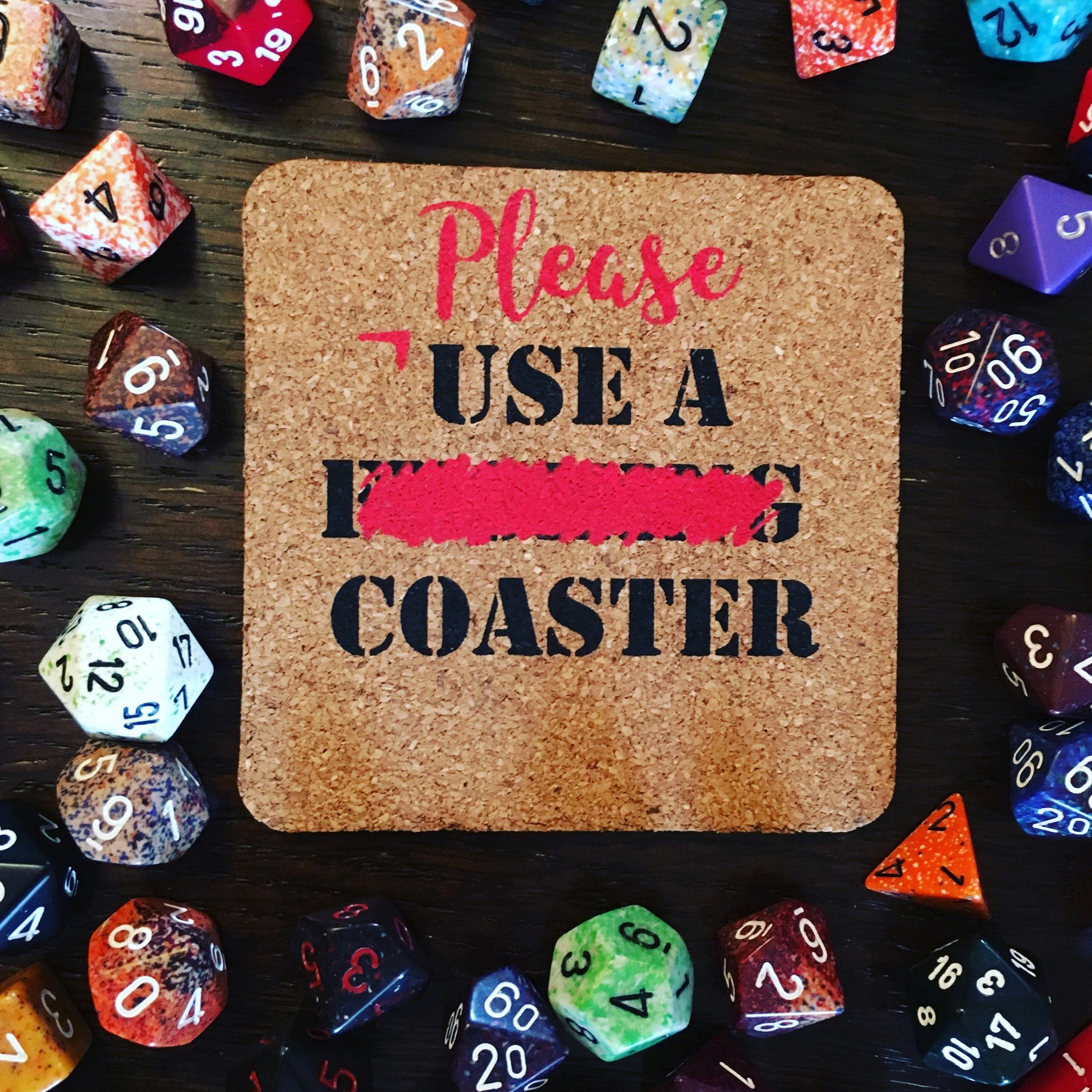 Please Use A F***ing Coaster Set by Not Quite Polite gallery image