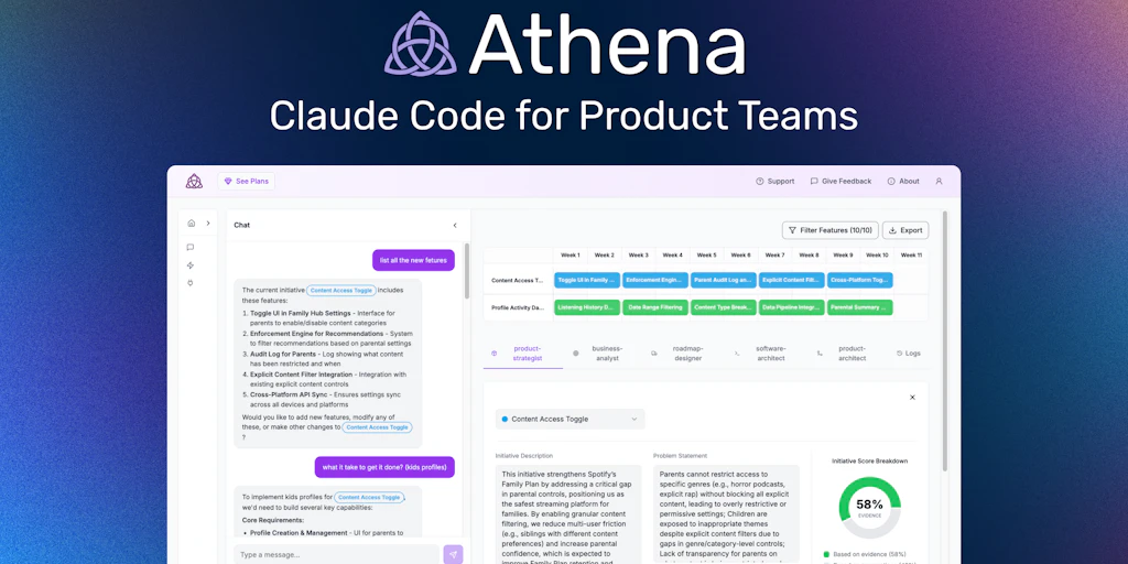 Athena:專為產品團隊打造的 Claude Code 工具