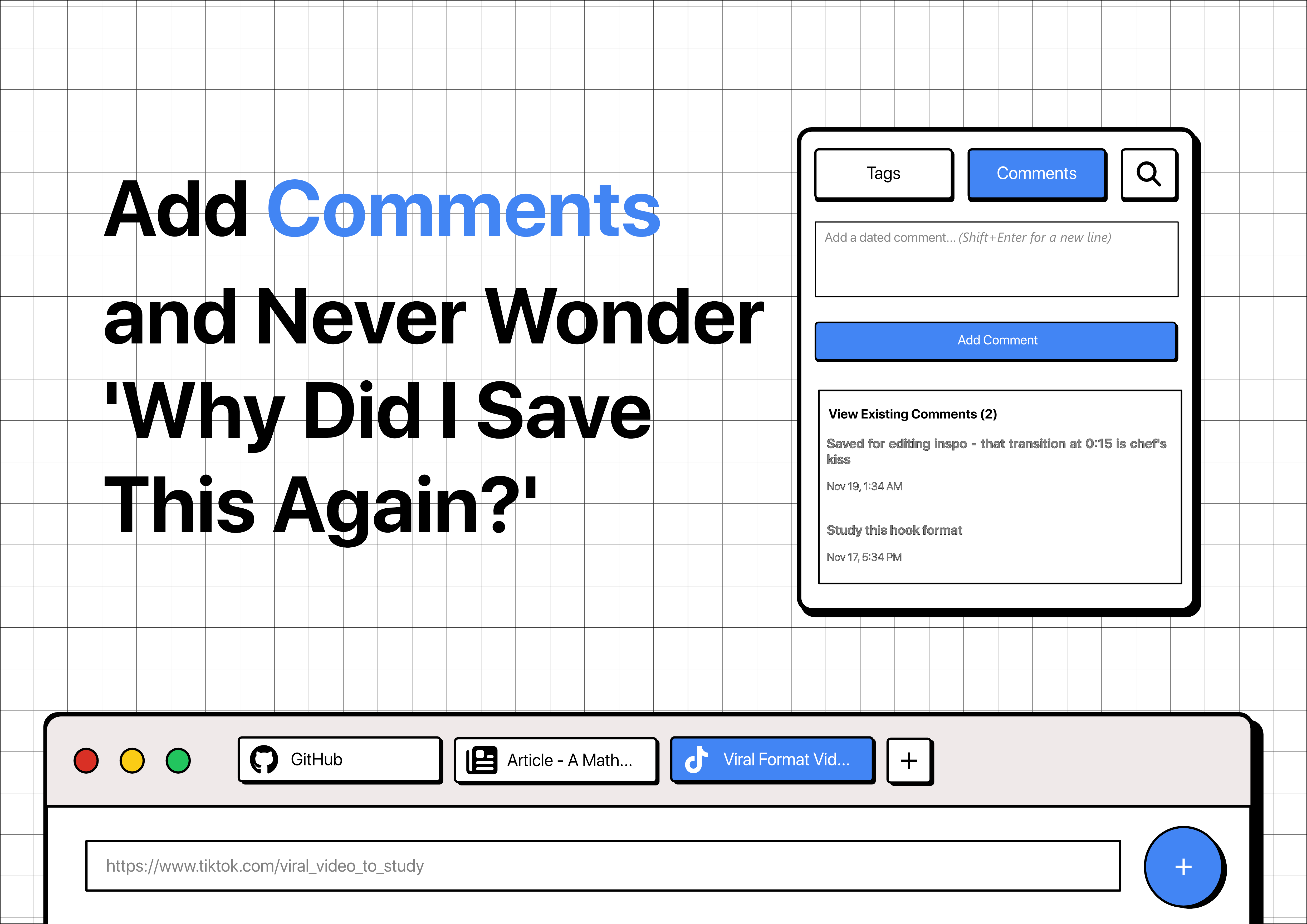 Tag my Tab - Screenshot 3 showing product features and functionality