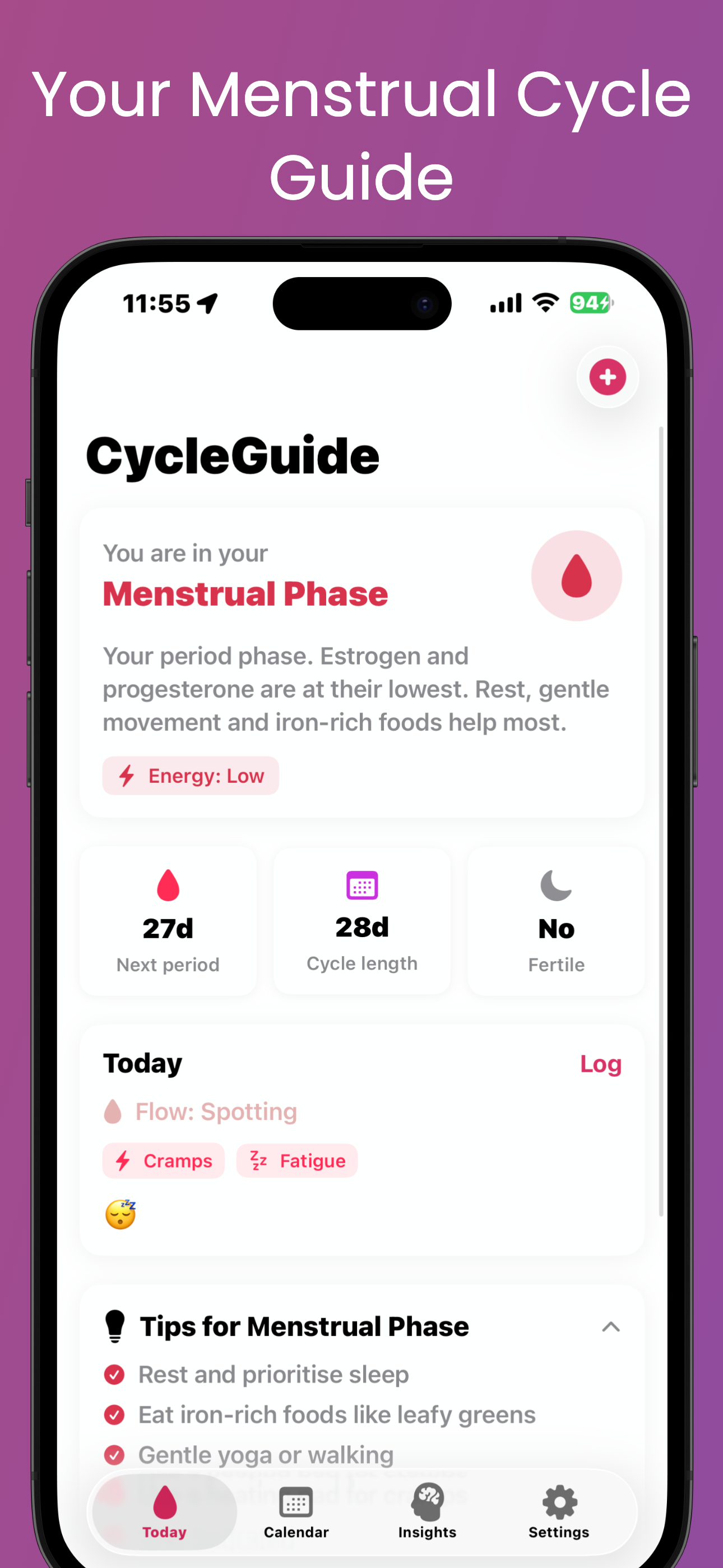 CycleGuide - Menstrual Tracker gallery image