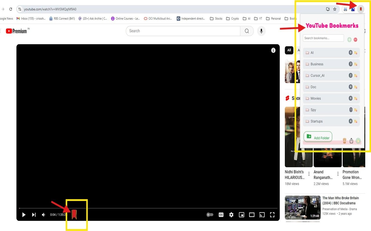 YouTube -Lesezeichen media 1