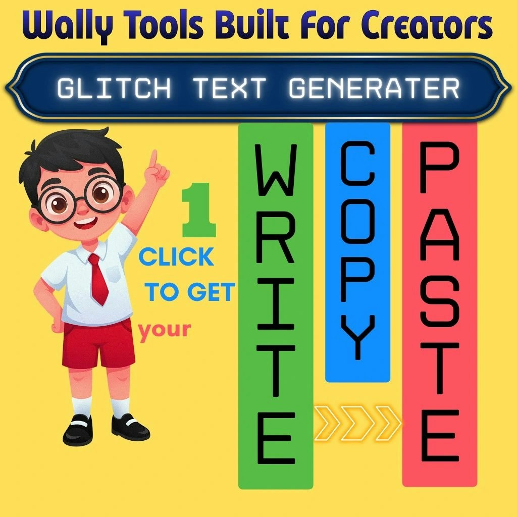 Glitch Text Generator
