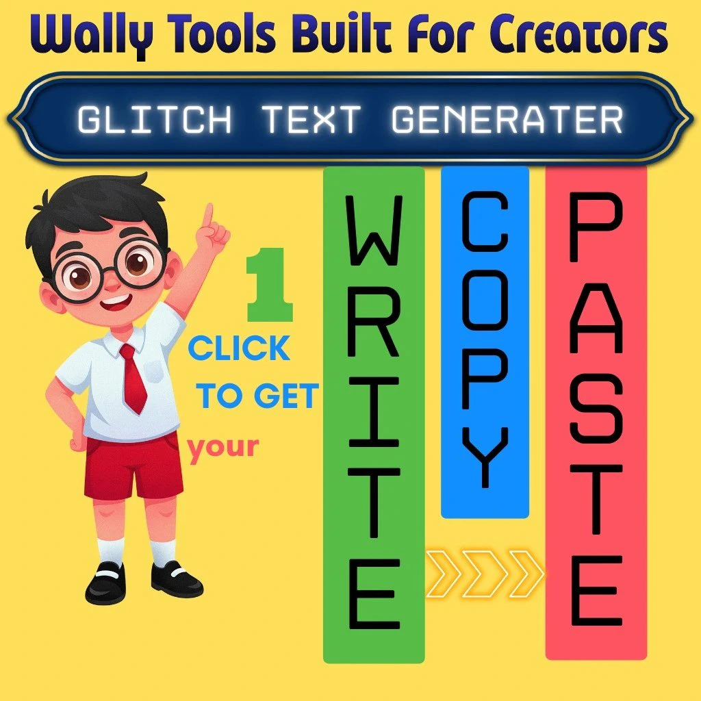 Glitch Text Generator