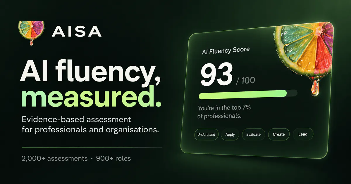 AISA Score™ - The AI Fluency Assessment gallery image