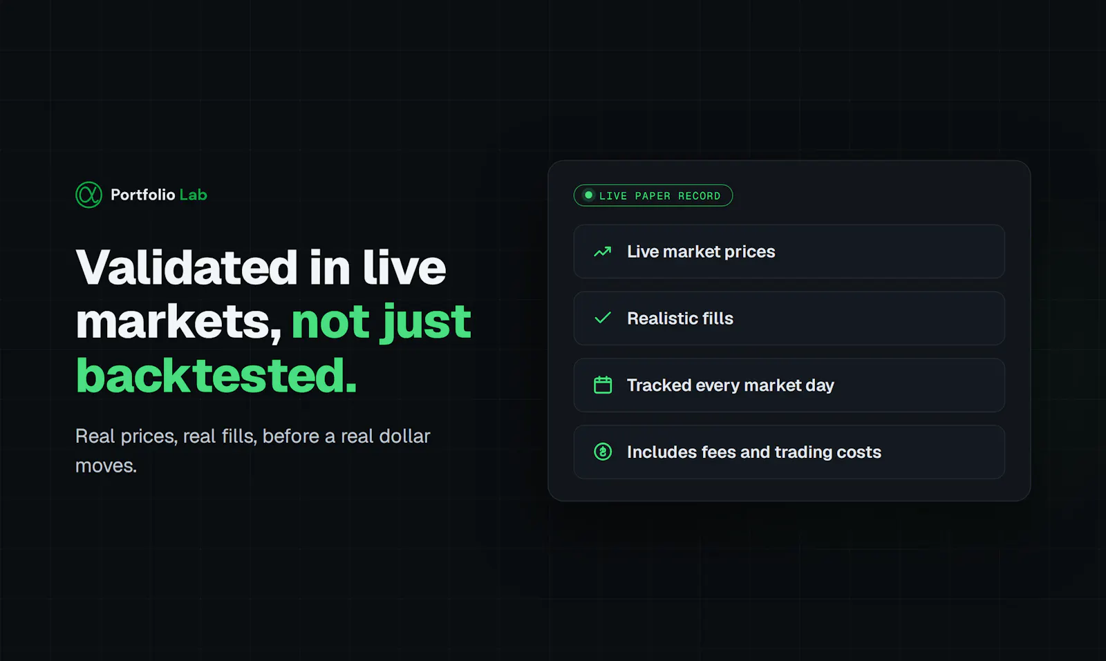 Portfolio Lab screenshot 5
