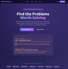 Pain Point Engine Market Gaps Research