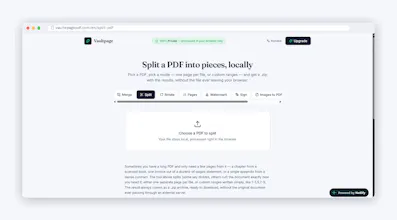 Vaultpage — 8 PDF tools. 100% Private gallery image