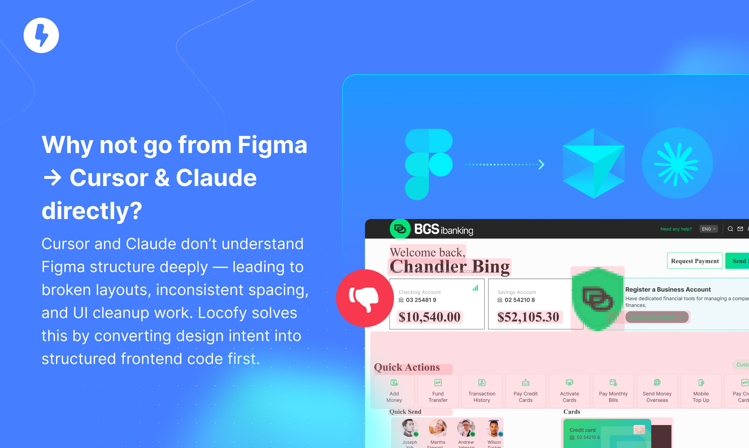 Locofy: design-to-code agents gallery image
