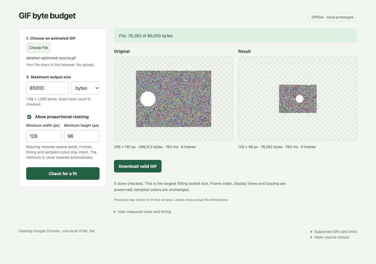 GIF Byte Budget gallery image