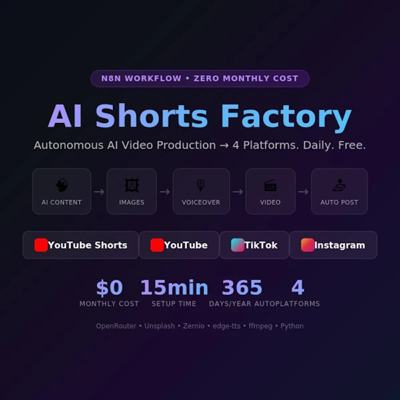AI Corp Zero-Cost Autonom Video Factory screenshot 3
