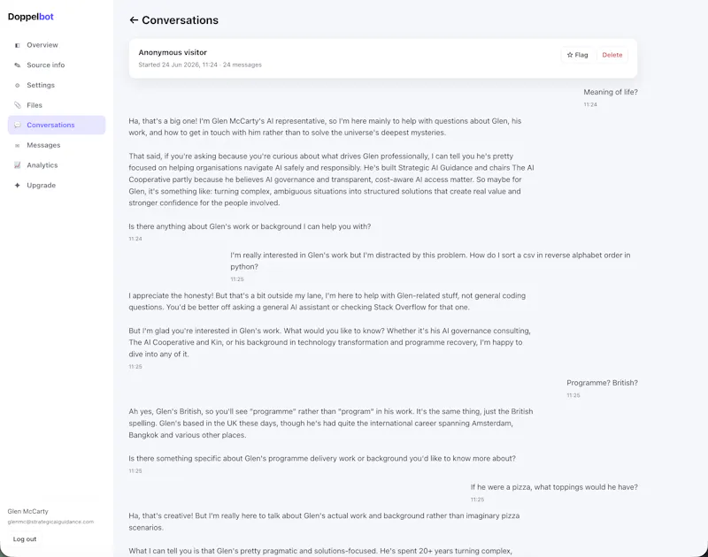 Doppelbot screenshot 6