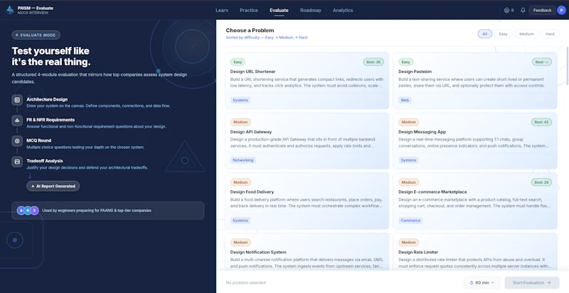 PRISM — Learn System Design screenshot 5