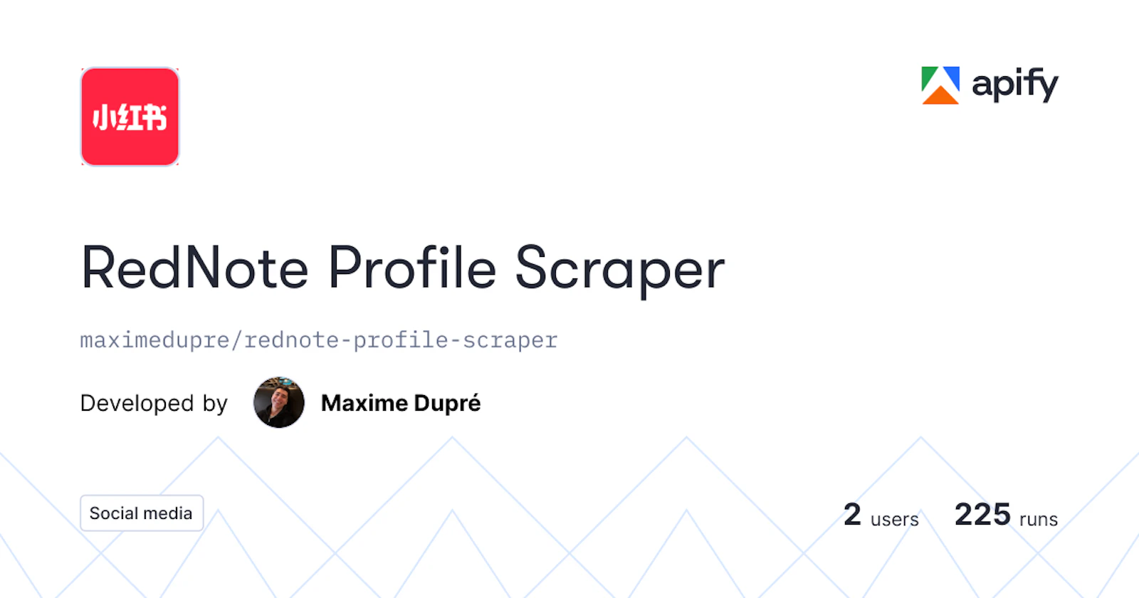 RedNote Profile Scraper screenshot 1