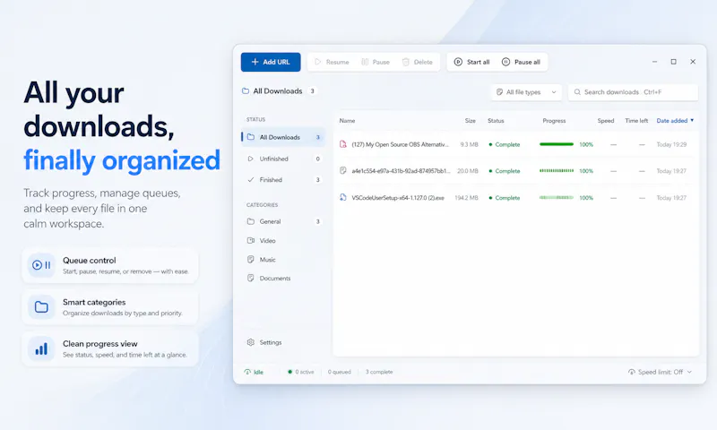 Rivlet screenshot 1