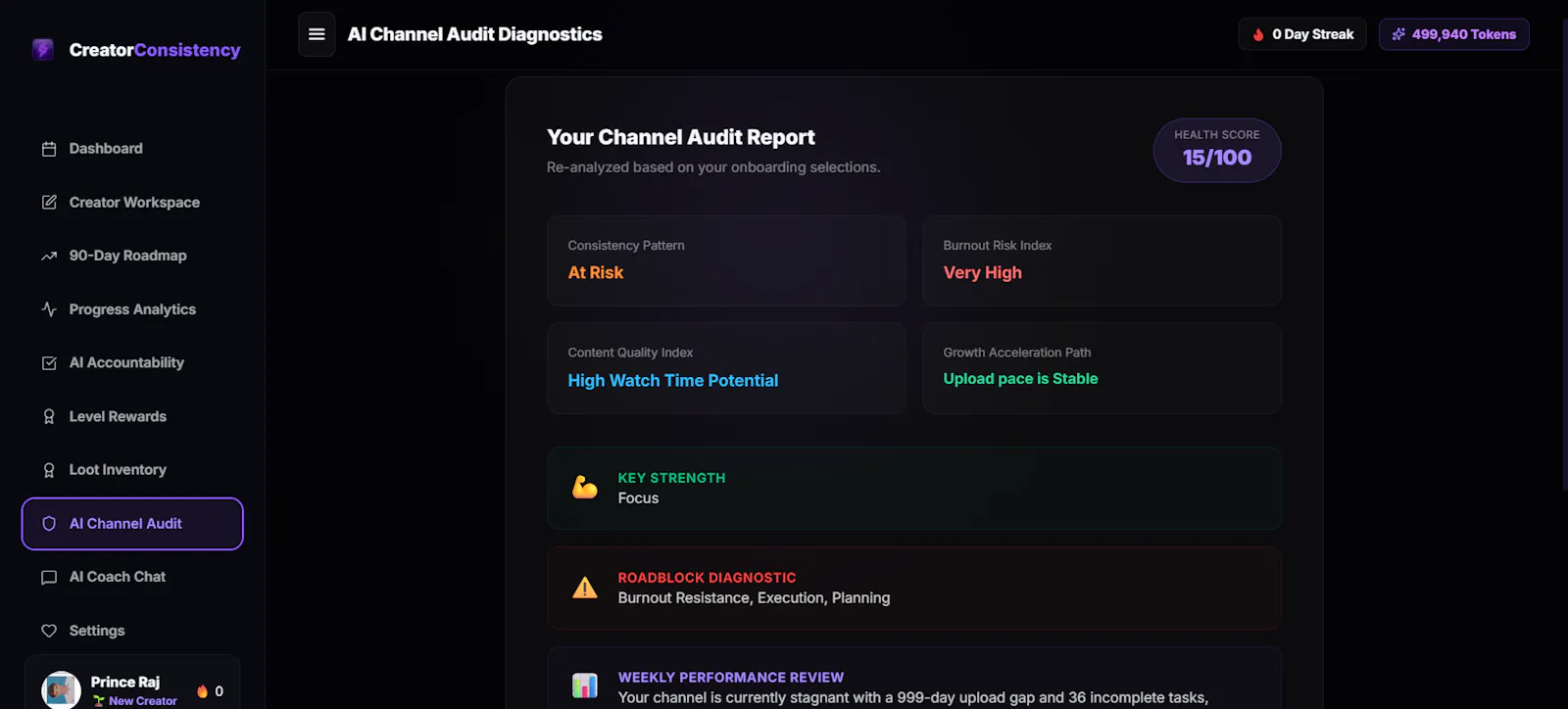 Creator Consistency screenshot 2
