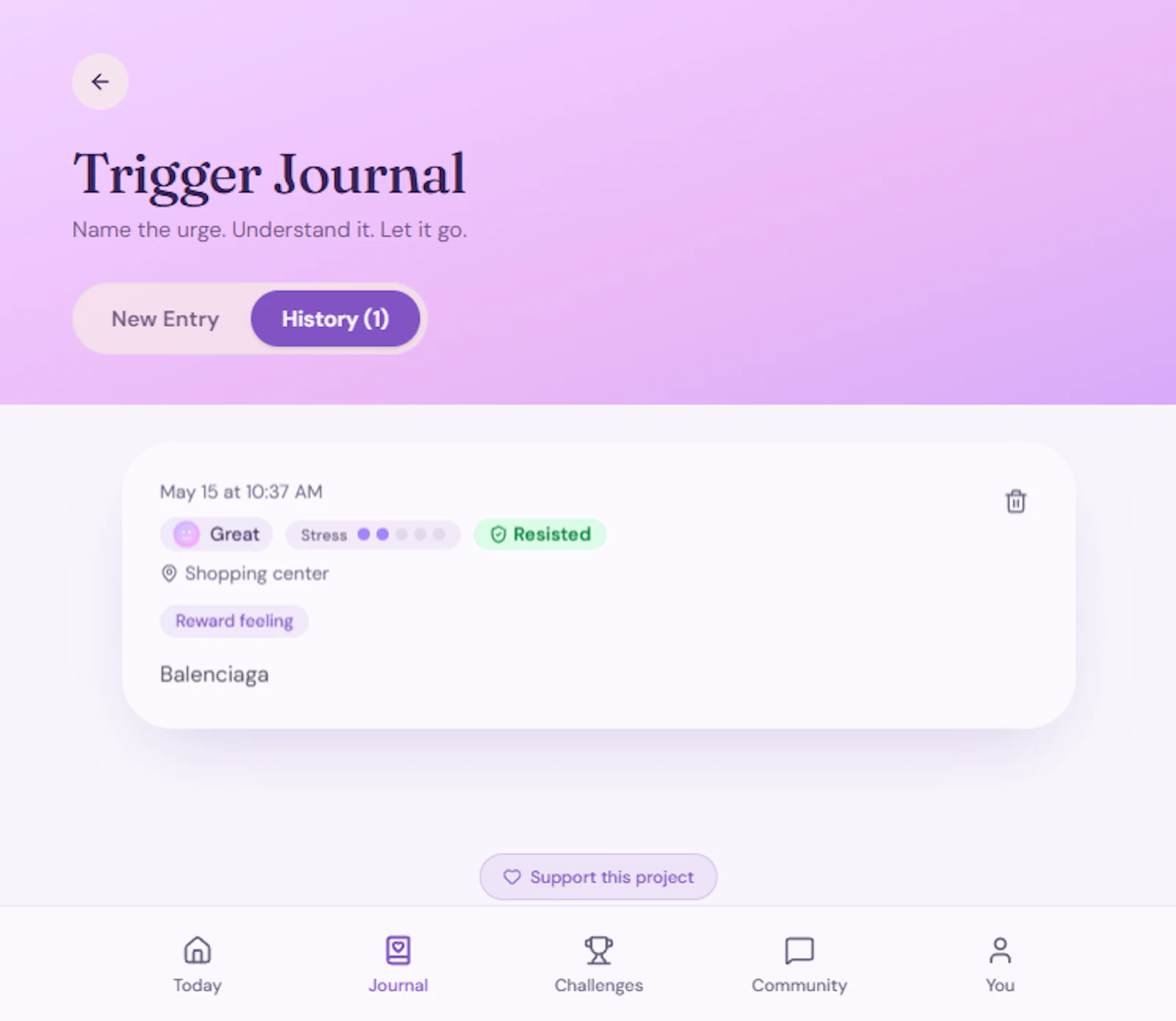 Pause — Mindful Shopping Recovery screenshot 2