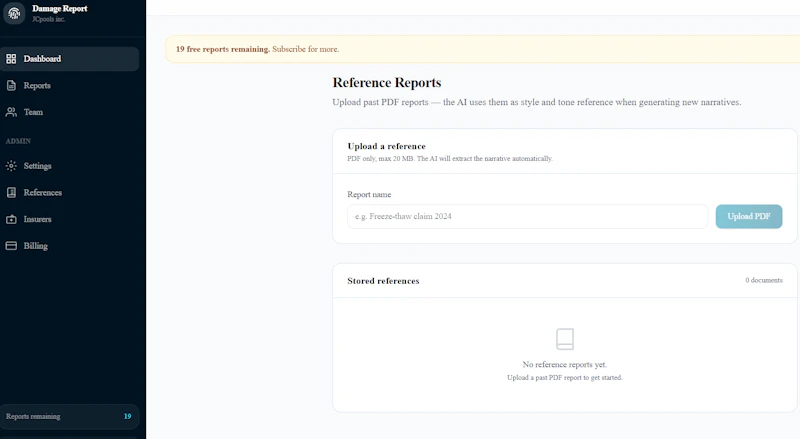 Pool Damage Reports & Estimates AI screenshot 6