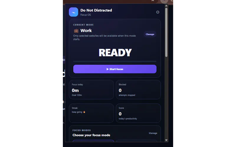 Do Not Distracted — Focus OS screenshot 2